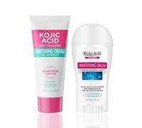 Kojic Acid Skin Cream, Underarm Body Balm,Collagen Body Cream, For Intimate Area, Private Parts, Knees, Elbows, Inner Thigh, Bikini Areas, Quickly Absorb & Reduce Odor,Smoothing (2PCS)
