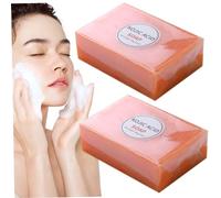Kojic Acid Soap 2Pcs Skin Whitening Rich Foaming 140g Kojic Soap Natural Organic Multi-Usage Acid for Face Back Legs Body