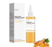 Kojic Acid Turmeric Toner, 150ml Turmeric Dark Spots Corrector Hydrating Tonerr, Exfoliating and Brightening Toner, Deep Hydration for All Skin Types，1