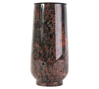 KOKA Aurora Red Grey Granite Memorial Vase Lamp Base Grab-Article Frostproof