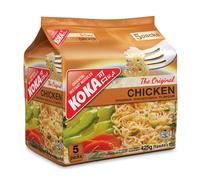 Koka Original Chicken Flavour Oriental Style Instant Noodles, 85 g (Pack of 5)