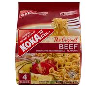 Koka The Original Beef Flavour Oriental Instant Noodles 4 x 85g (340g)