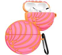 Kokaade for Airpods Pro 2nd/1st Generation Case for Women Girls Girly - Cute Kawaii with Keychain Funny Pink Bread Cartoon Design 3D Soft Silicone Cover for Teens for Airpods Pro 2 Case