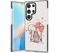 Kokaade for Samsung Galaxy S22 Ultra Case for Women Girls - Cute Kawaii Castle Design Fashion Phone Cover Girly TPU Funda for Samsung S22 Ultra