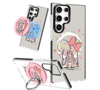 Kokaade for Samsung Galaxy S25 Ultra Case for Women Girls - Cute Kawaii Compatible with Magsafe for Magnetic Ring Holder Stand Castle Design Phone Cover Girly TPU Case for Galaxy S25 Ultra