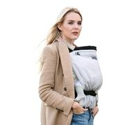 KOKADI® Ergonomische Babytrage Neugeborene ab Geburt bis 15kg [Basic TaiTai Grey] - Mitwachsend Rückentrage Bauchtrage Baby - Baby Tragetuch neugeboren ab Geburt - Baby Carrier Baby Tragehilfe**
