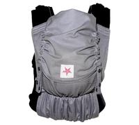 KOKADI Flip Adjustable Bar Organic Cotton Baby Carrier, Grey