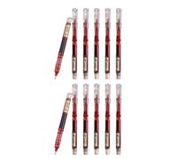 kokdid 12 Pack Colored Fountain Pen 0.5mm Fine Tip for Writing Training Teachers Liquid Inks Fountain Pen