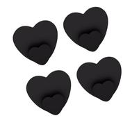 kokdid 4Pcs Beautiful Metal Adhesive Hooks with Heart Designs for Stylish Bathroom Wall Decoration and Towel Mounting Heart Shaped Hooks