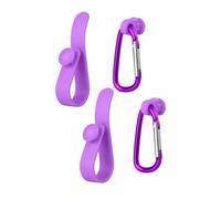 kokdid 4pcs Sturdy Metal Keychain Carabiner Accessories For Hole Bags Ideal For Outdoors Adventures And Daily Use