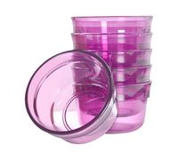 kokdid 6pc Ceramic Coffee Testing Bowls with Transparency Designs 200ml Measurement Cups for Precise Brewing Control Food Grade Ceramic Coffee Analysis Cups