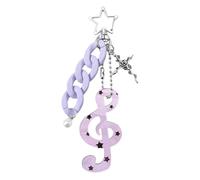 kokdid Charms for Handbags Backpack Accessories Music Note Keychain Keyring Lovely Bag Charm Lovely Charm Gifts Bag for Purses Handbags Accessories