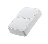 kokdid Convenient Push Button Desktop Miniature Storage Box With Lid For Easy Access And Protect Ideal For Office Desk