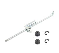 kokdid Direct Fit Transfer Case Selector Rod with Bushings 2002 2005 | Heavy Duty Transfer Case Gear Linkage Replacement Set Designed for 2002 2005 Versions with Rubber Bushings
