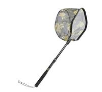 kokdid Flexible Fishing Landing Net with Pliable Frame and Slip Resistant Telescopic Grip for Consistent Fish Seize Net