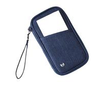 kokdid Lightweight Travel Document Organizers Blocking Wallet Waterproof Oxford Fabric and Dedicated Card Compartments Blocking Travel Card Holder