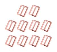 kokdid Metal Triple Glides Slides Buckles Square Rings Slide Adjusters Buckles Webbing Belts Buckle for Bags Diys Accessories Metal Adjustable Slide for Purse Bag