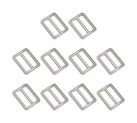 kokdid Metal Triple Glides Slides Buckles Square Rings Slide Adjusters Buckles Webbing Belts Buckle for Bags Diys Accessories Metal Adjustable Slide for Purse Bag