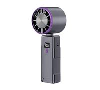 kokdid Miniature Desktop Fan 200g Quiet Operating 3 Usage Mode Hanging Handheld Table for Adults Kids Gift Portable Handheld