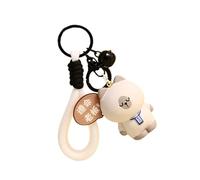 kokdid Modern Bear Keyring Lightweight And Ergonomic Bag Charm Creative Keychain For Creative Trendsetters And Collector Office Desk Decoration