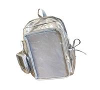 kokdid Modern Unisex Book Bag with Storage Space Japanese Cartoon Design Breathable Shoulder Strap for Commuters Anime Themed PU Leather Backpack