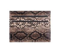 kokdid Practical PU Leather Card Holder Snake Pattern Multi Slot Organized Compact Storage Case for Daily Essential Multi Slot Wallet for Business