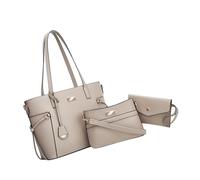 kokdid PU Handbag Casual Shoulder Bag Fashion Shopper Bag with Inner Organizers and Adjustable Strap for Women Large