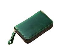 kokdid PU Leather Case 6 Hooks Structure Card Slot Pocket Waterproof Zippered Closure Purse for Everyday Carry Essential Leather Holder