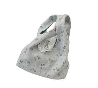 kokdid Versatile Blossom-Printed Shoulder Bag Reinforced Handle Clutch Purse Suitable for Dating and Casual Outings Practical Floral Bag for Outfits Matching