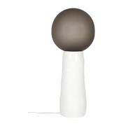 Kokeshi small floor lamp shade grey / base white Pulpo - 8500GW