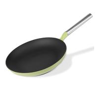 KOKHUB Titanium Enamelled Cast Iron Skillet 28 cm, Non Toxic PFOA/PFAS-Free Frying Pan, Non Stick Cooking Pan, Induction Hob Cookware, Oven Safe, Compatible with All Cooktops, Sage Green