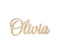 kokine Personalized Wooden Name Sign, Custom Name Sign for Indoor Decor, Wood Name Wall Decor, Custom Name Letters with Multiple Fonts, Sizes & Colours