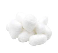 KOKITS 400 Pieces Cotton Balls, White, Soft, Absorbent, Round, Small, Cotton, Suitable for Makeup Removal, Skin Wounds, Pet Care, Craft Projects