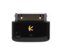 KOKKIA i10 (Black) : Apple MFi Certified Bluetooth Splitter Transmitter (to 2 Stereo Receivers). Compatible to Apple iPod,iPhone,iPad with 30-pin connector.