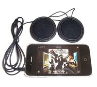 KOKKIA Sports Helmet Earphones : Sports/motorcycle helmet earphones (stereo). For audio/music/smartphone/etc devices with 3.5mm audio jack.