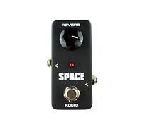 KOKKO FRB2 SPACE Mini Guitar Effects Pedal, Black - Full Reverb and Classic Hall Effect Sound Processor, Compact, GUITAR EFFECT DEVICE