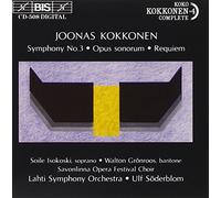 Kokkonen: Symphony No. 3 / Opus Sonorum / Requiem