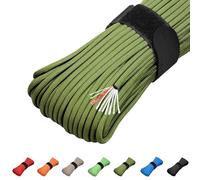 KOKKOYA 31m Survival Paracord 550 4mm Nylon Fire Cord 10 Strands Guy Ropes