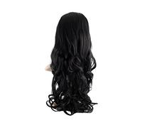 Koko 24 Inch Loose Curl Half Head Wig in Jet Black - Eva G1253