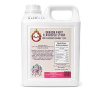 Koko Boba Premium Dragon Fruit Bubble Tea Syrup, 2.5KG - Catering Size for Authentic Boba Tea, Desserts & More