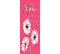 Koko Designs Beautiful Contemporary Mother's Day Card Mum - 8 x 6 inches,Pink