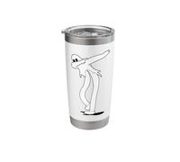 Koko the Clown Ghost Dab Dabbing Stainless Steel Insulated Tumbler