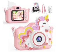 KOKODI Kids Camera Toy Digital Camera for Kids Pink