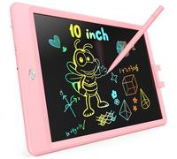 KOKODI LCD Drawing Tablet 10 Inch for Girls Boys, Valentine's Day Easter Birthday Gift for Kids, Toy Gifts for 2 3 4 5 6 7 Years Old, Children Board Magnetic Drawing Board Educational Reusable (Pink)