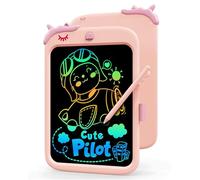 KOKODI LCD Drawing Tablet for Kids, Kids Drawing Board, Magnetic Doodle Board for Toddlers, Mess-Free Travel Toy with Erasable Pen, Educational Learning Toy for Ages 2-6 (Pink)