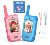 KOKODI Rechargeable Long Range Video Walkie Talkies for Kids 3-9 Years Old