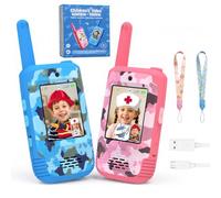 KOKODI Rechargeable Long Range Video Walkie Talkies for Kids 3-9 Years Old