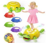 KOKODI Stepping Stones for Kids with Interactive Expression,LED Sensory Toys with Liftable Limbs & Expressive Face,Toddler Balance Coordinated Game,Indoor & Outdoor Playset for Kids Aged 3+