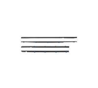 KOKOGLGBTD 4Pc 72410TR0A01 for Civic 2012-2015 Black Windows Rubber Weatherstrip Waterproof Pressure Strip Sealing Belt Moulding Trim