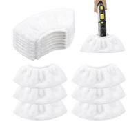Kokoie 12 PCS Microfibre Cloth Covers for Karcher Steam Cleaner | Washable Replacement Pads, Durable Terry Mop Pads Compatible for SC2 SC3 SC4 SC5 EasyFix, Handheld Nozzle Cleaning Floors